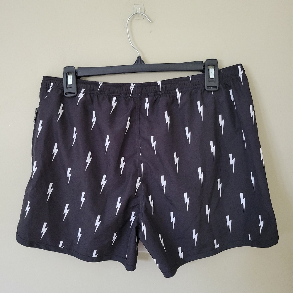 Neil Barrett All Over Thunderbolt Swim Shorts - Picture 2 of 9